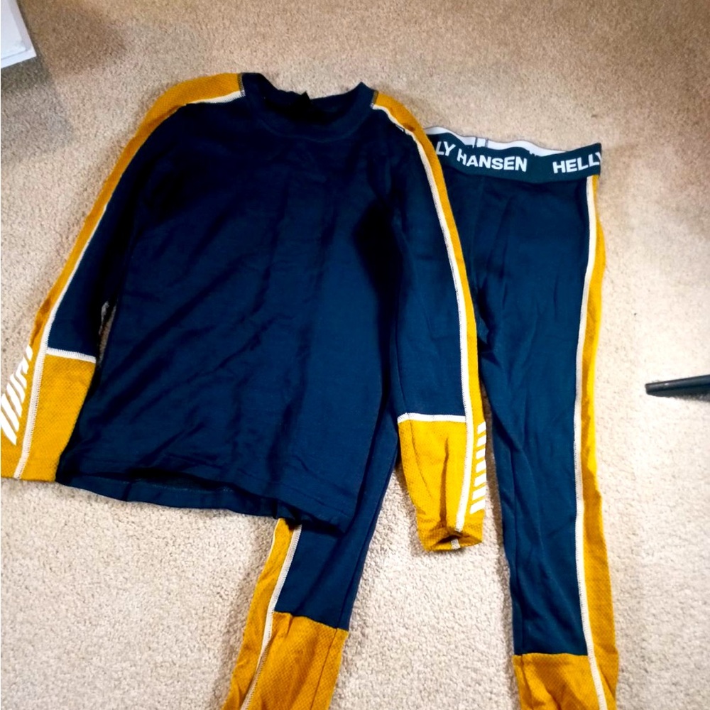 Juniors HH Merino Midweight Base Layer Set